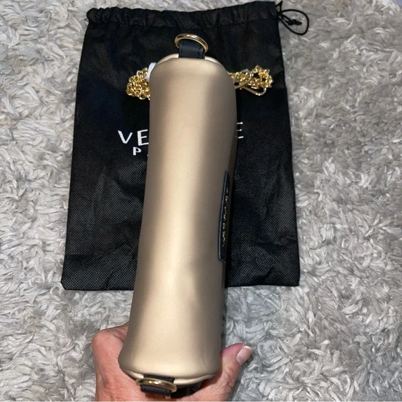 NWOT Versace Fragrance Gold Clutch Shoulder Crossbody Handbag - Picture 10 of 11